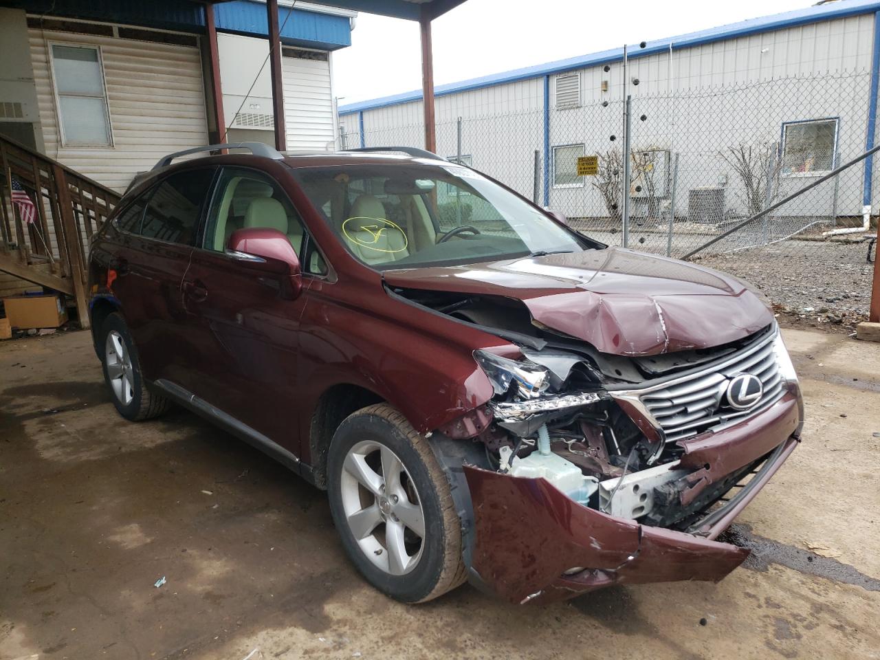 LEXUS RX 350 BAS 2013 with VIN 2T2BK1BA5DC186642 - Photo from auction