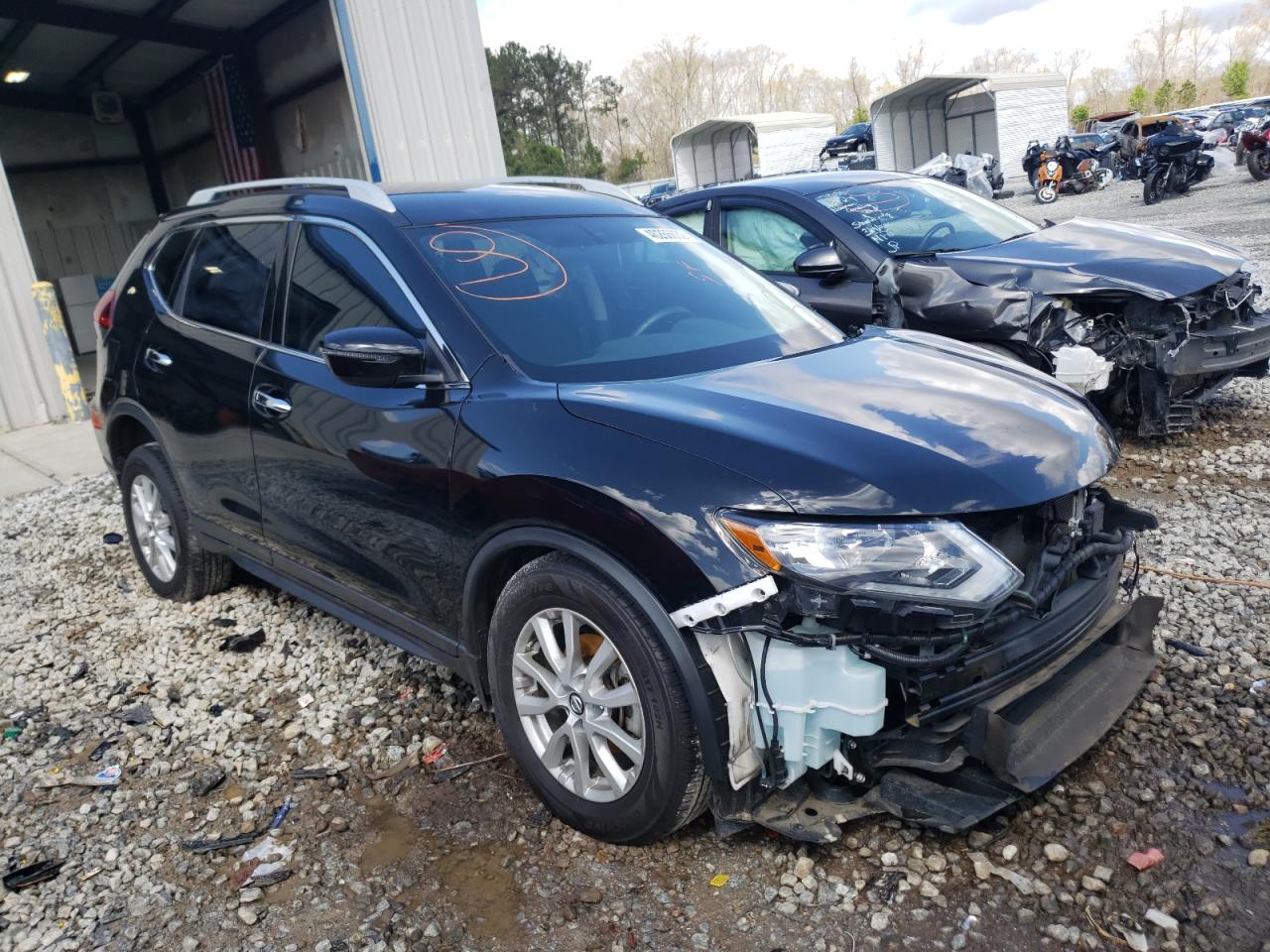 NISSAN ROGUE S 2018 with VIN 5N1AT2MT7JC818655 - Photo from auction