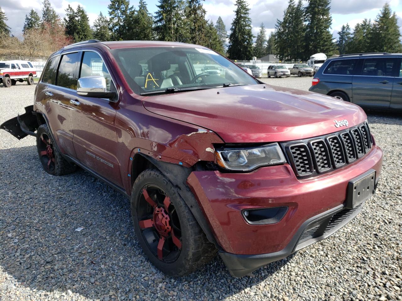 JEEP GRAND CHER 2017 with VIN 1C4RJFBG3HC789689 - Photo from auction