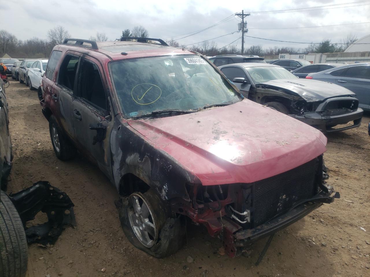 FORD ESCAPE XLT 2012 with VIN 1FMCU9D74CKB47830 - Photo from auction