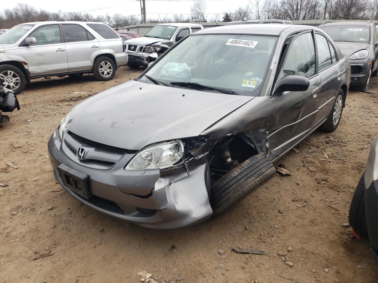 Photo 2 from auction – 2005 HONDA CIVIC LX with VIN 2HGES16555H602874