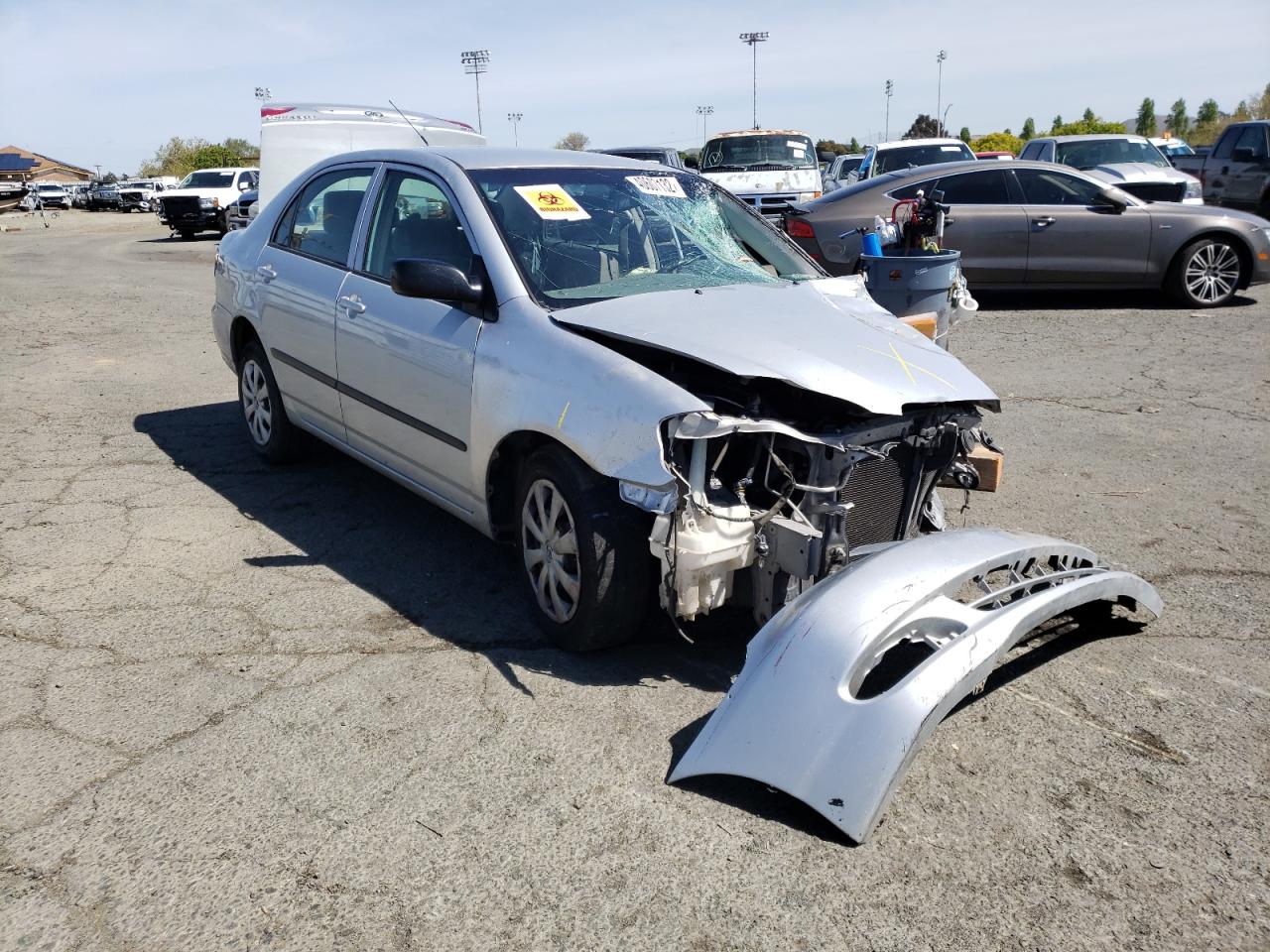TOYOTA COROLLA CE 2008 with VIN 1NXBR32E98Z960720 - Photo from auction