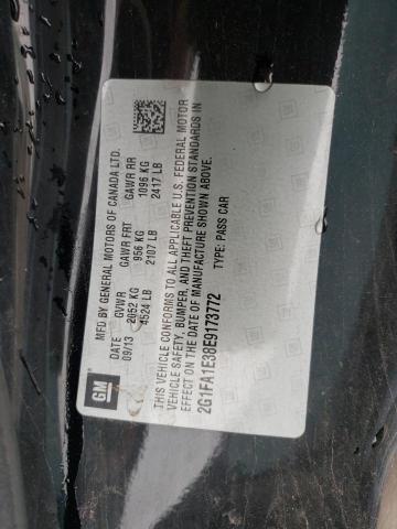 Photo 10 from auction – 2014 CHEVROLET CAMARO LS with VIN 2G1FA1E38E9173772