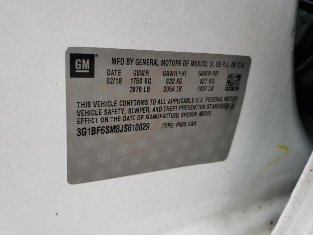 Photo 10 from auction – 2018 CHEVROLET CRUZE PREM with VIN 3G1BF6SM8JS610029