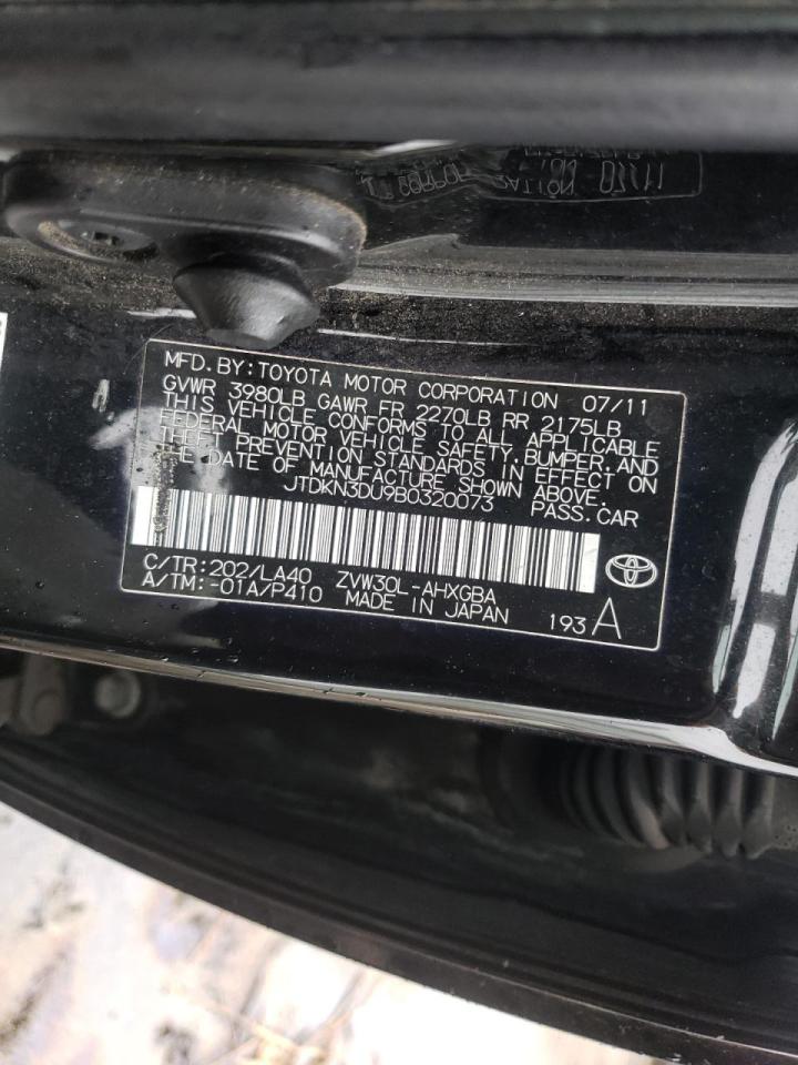 صورة رقم 10 من المزاد - 2011 TOYOTA PRIUS مع VIN JTDKN3DU9B0320073