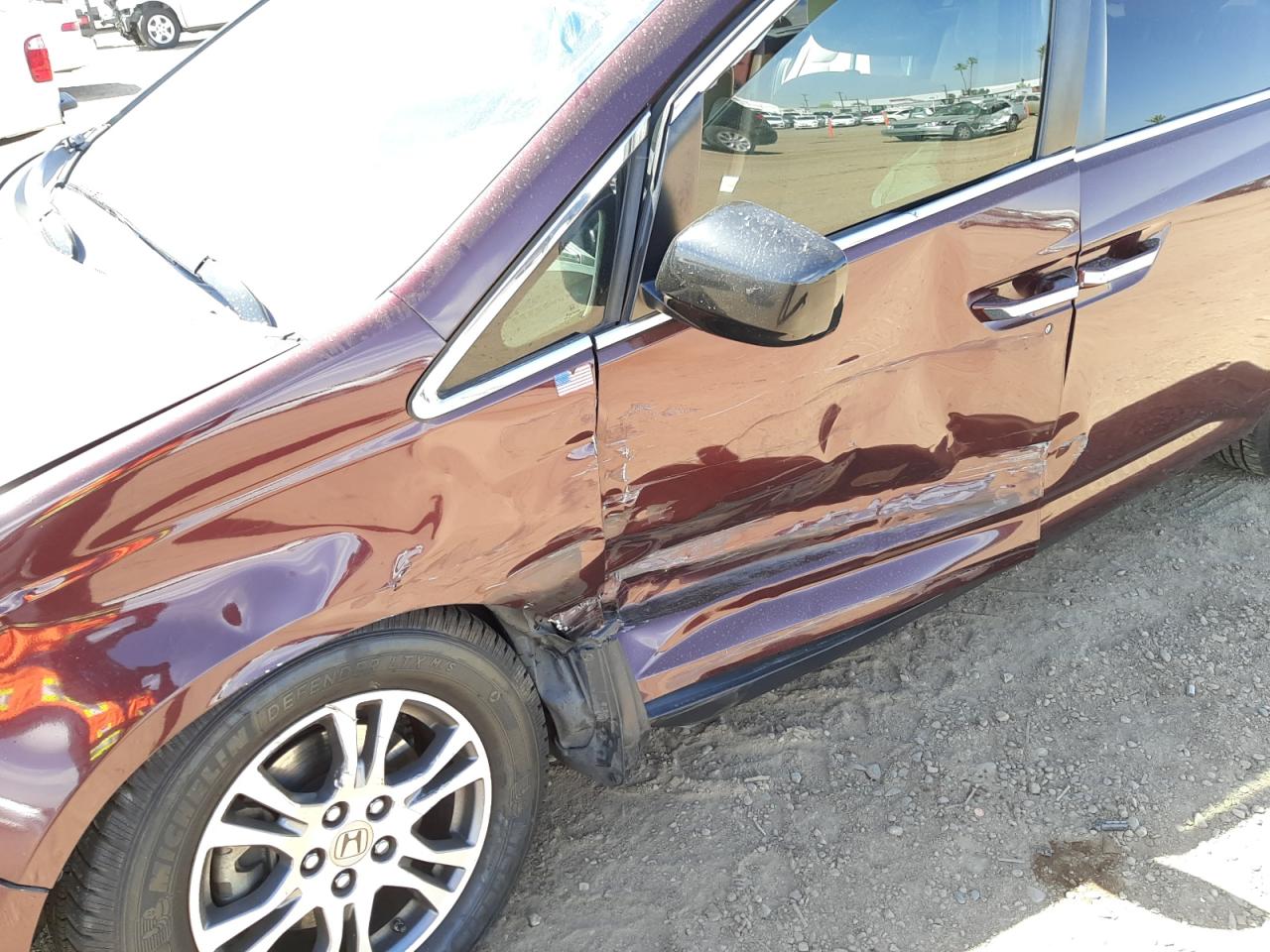 Photo 9 from auction – 2011 HONDA ODYSSEY EX with VIN 5FNRL5H48BB061622