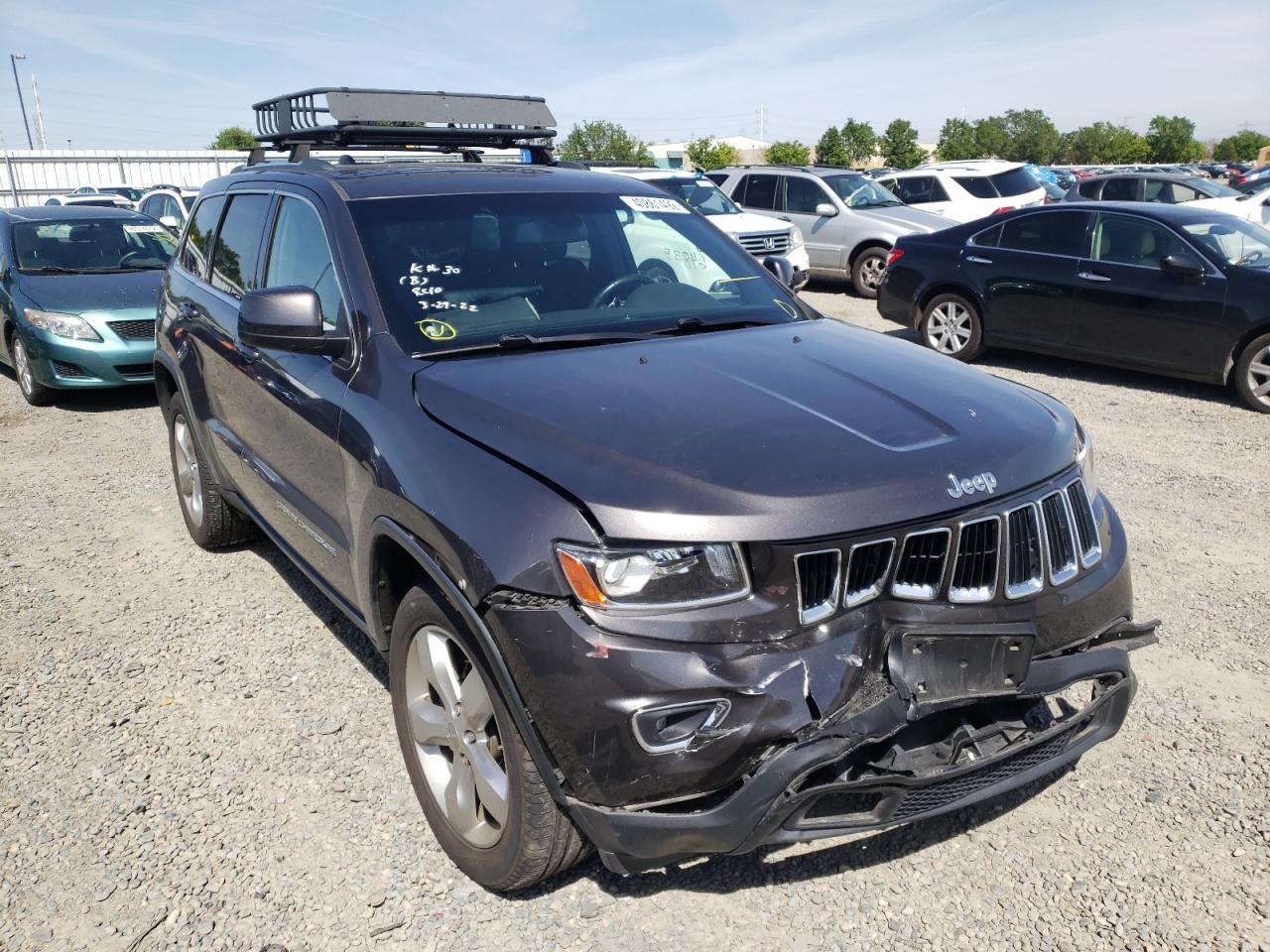 JEEP GRAND CHER 2014 with VIN 1C4RJFAG1EC134461 - Photo from auction