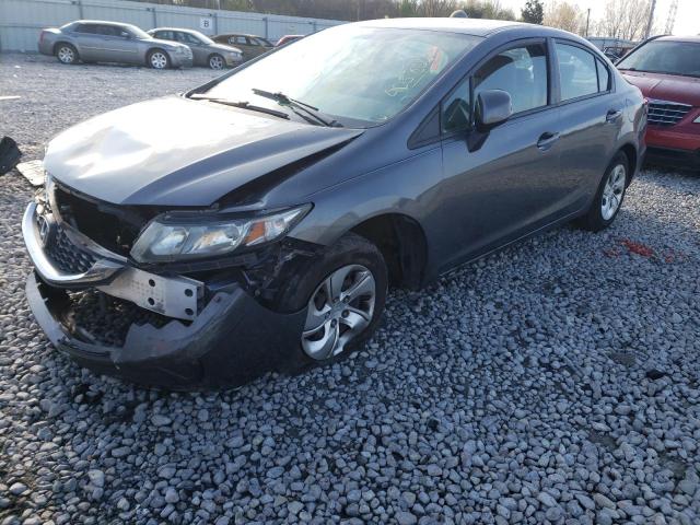 Photo 2 from auction – 2013 HONDA CIVIC LX with VIN 19XFB2F58DE207641