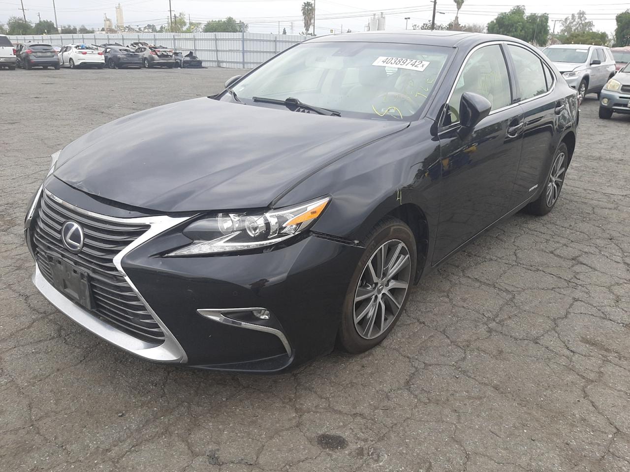 Photo 2 from auction – 2016 LEXUS ES 300H with VIN JTHBW1GG7G2110055