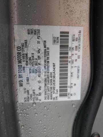 Photo 10 from auction – 2008 FORD EXPLORER S with VIN 1FMEU53E38UA34397