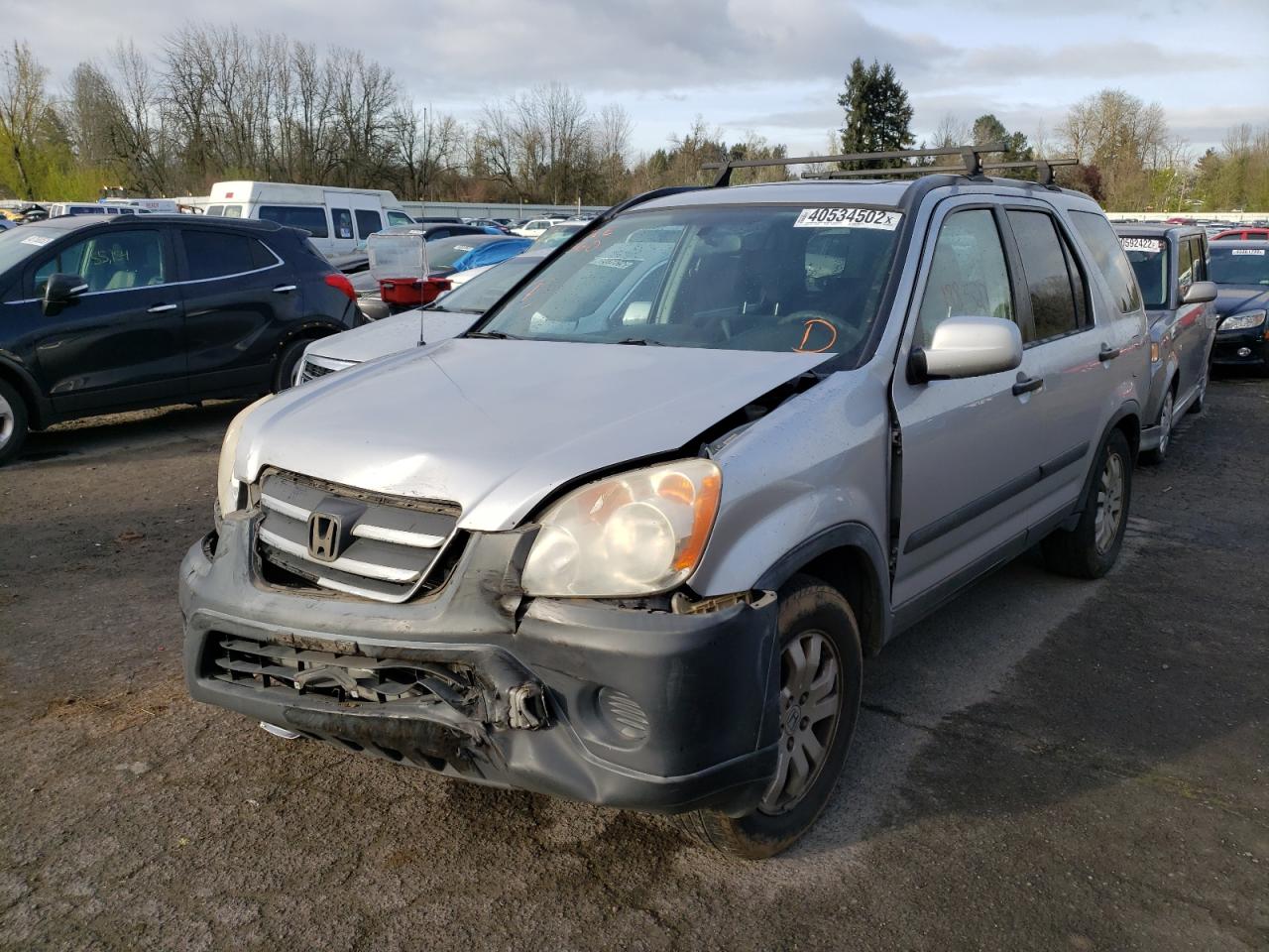 Photo 2 from auction – 2005 HONDA CR-V EX with VIN JHLRD78895C054596