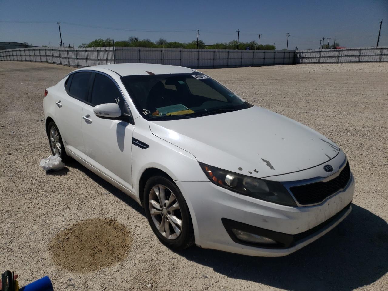 KIA OPTIMA LX 2013 with VIN 5XXGM4A75DG114151 - Photo from auction