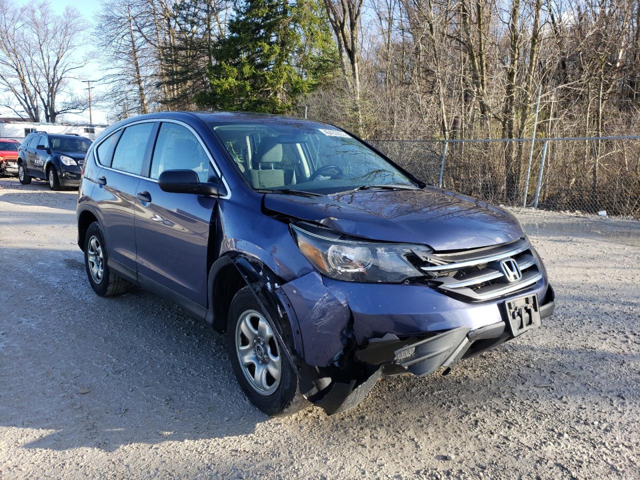 HONDA CR-V LX 2012 with VIN 5J6RM4H34CL075721 - Photo from auction