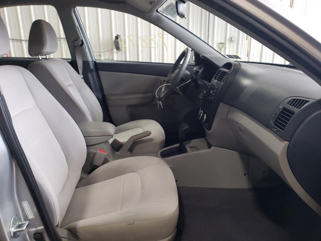 Photo 5 from auction – 2009 KIA SPECTRA EX with VIN KNAFE222695640006