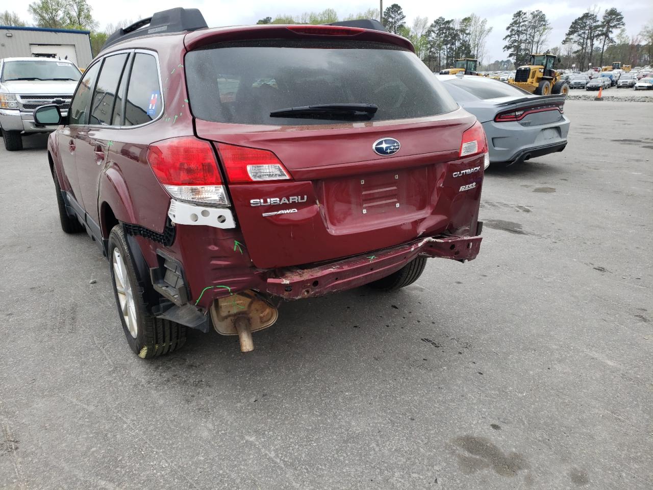 Photo 9 from auction – 2011 SUBARU OUTBACK with VIN 4S4BRBCC5B3426893
