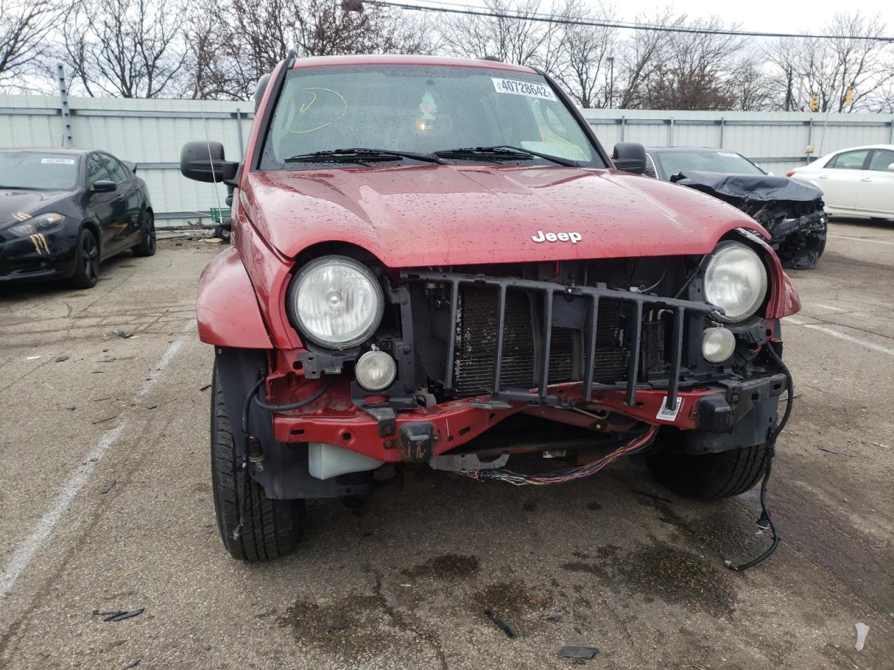 Photo 9 from auction – 2007 JEEP LIBERTY SP with VIN 1J4GL48K77W580674