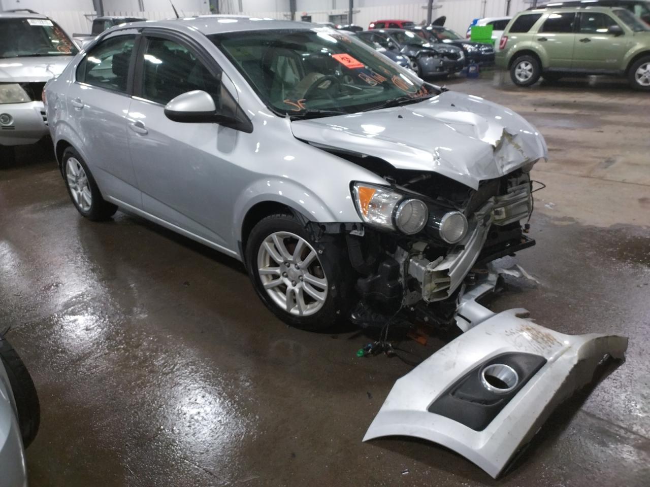 CHEVROLET SONIC LT 2013 with VIN 1G1JC5SGXD4199214 - Photo from auction