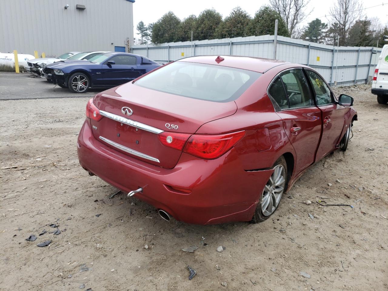 Photo 4 from auction – 2014 INFINITI Q50 BASE with VIN JN1BV7AR7EM694737