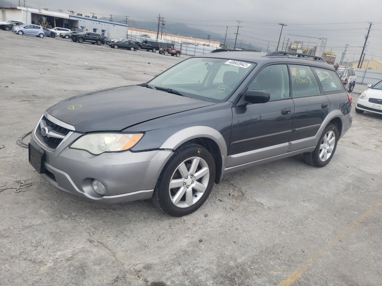 Photo 2 from auction – 2009 SUBARU OUTBACK 2. with VIN 4S4BP61C597345752