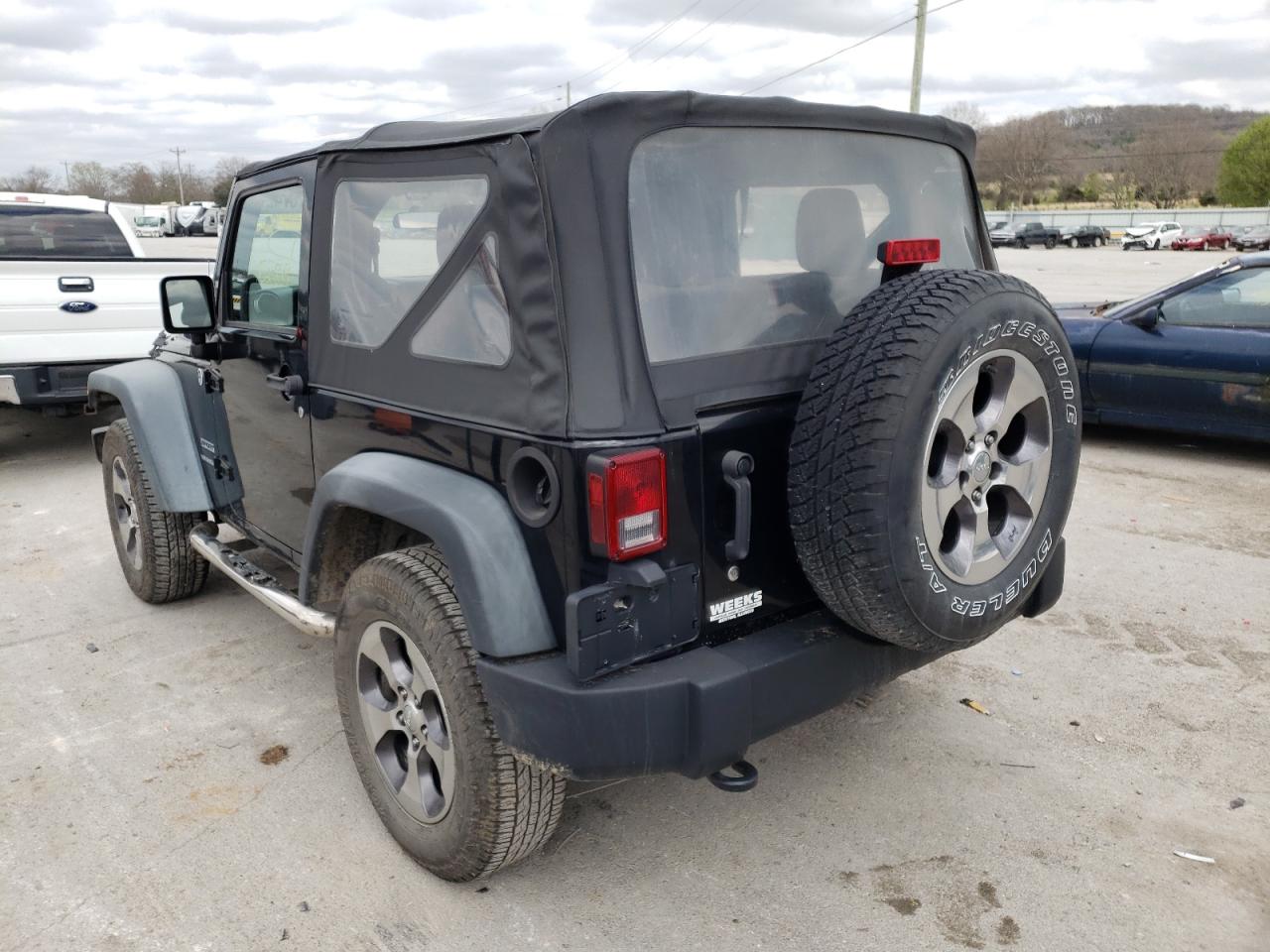 Photo 3 from auction – 2011 JEEP WRANGLER S with VIN 1J4AA2D15BL528452