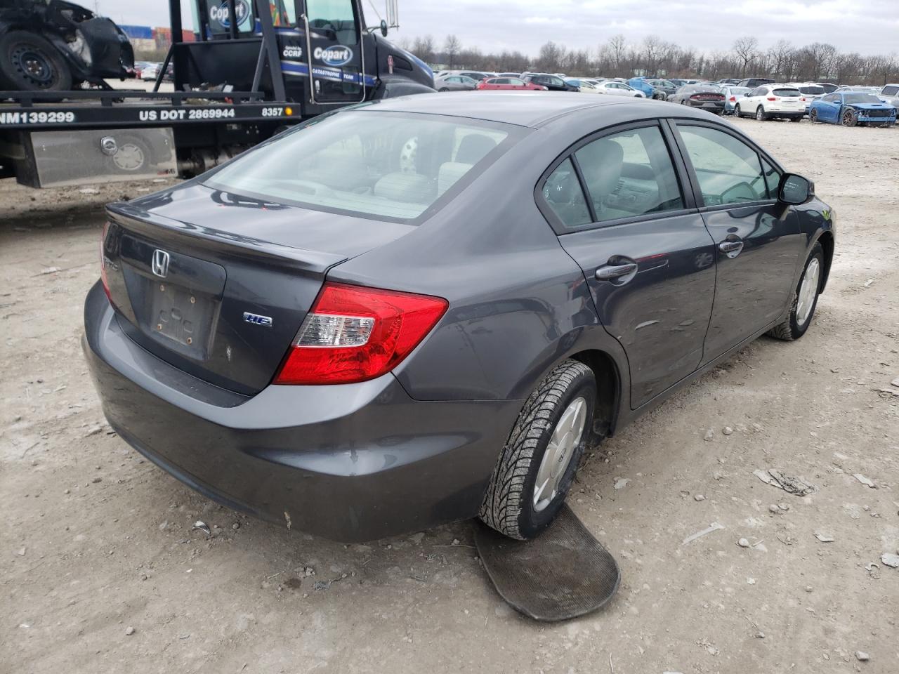 Photo 4 from auction – 2012 HONDA CIVIC HF with VIN 2HGFB2F69CH329146