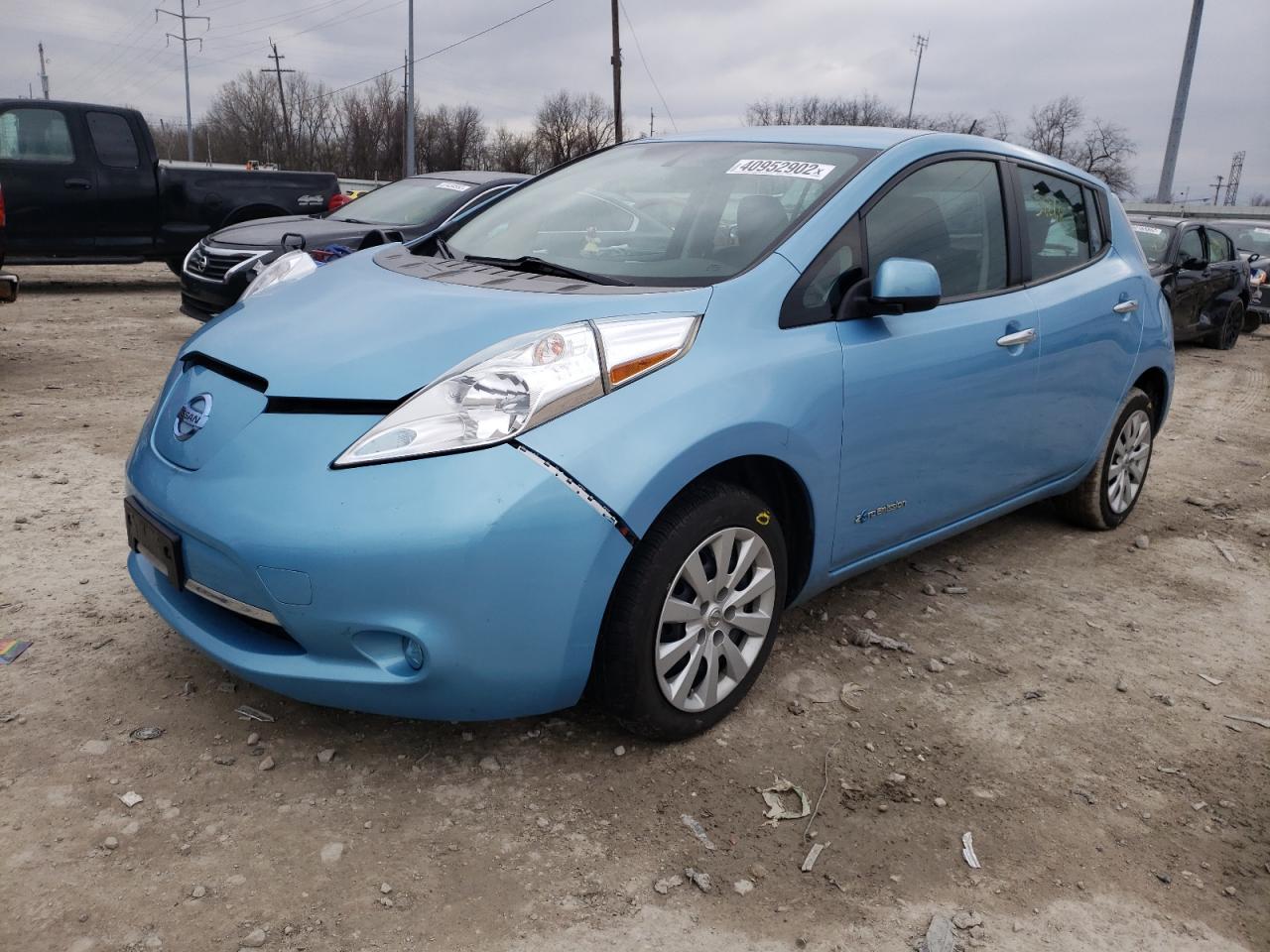 Photo 2 from auction – 2015 NISSAN LEAF S with VIN 1N4AZ0CP8FC313751