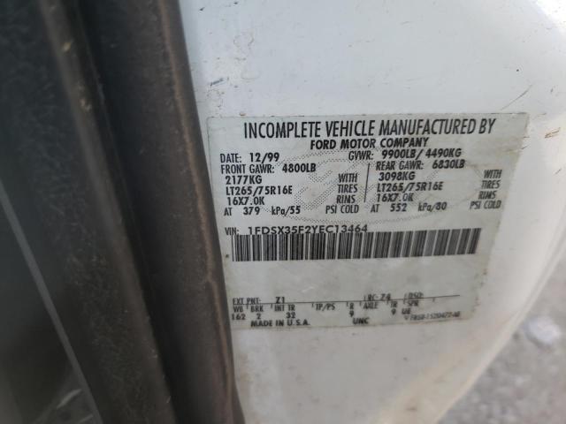 Photo 10 from auction – 2000 FORD F350 SRW S with VIN 1FDSX35F2YEC13464