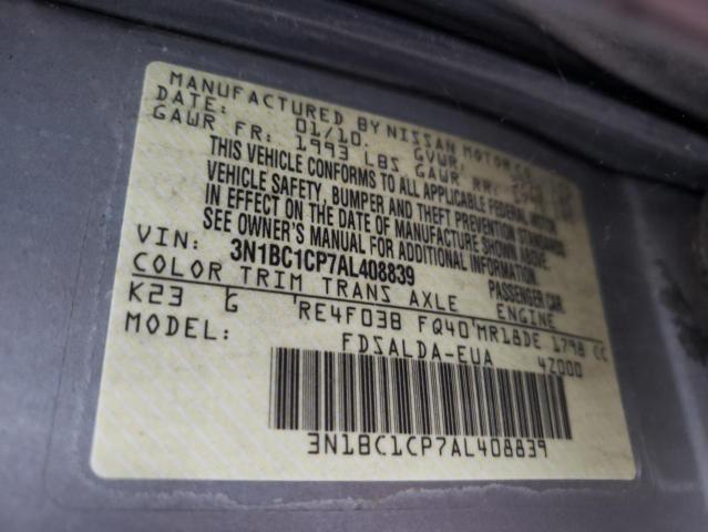 Photo 10 from auction – 2010 NISSAN VERSA S with VIN 3N1BC1CP7AL408839