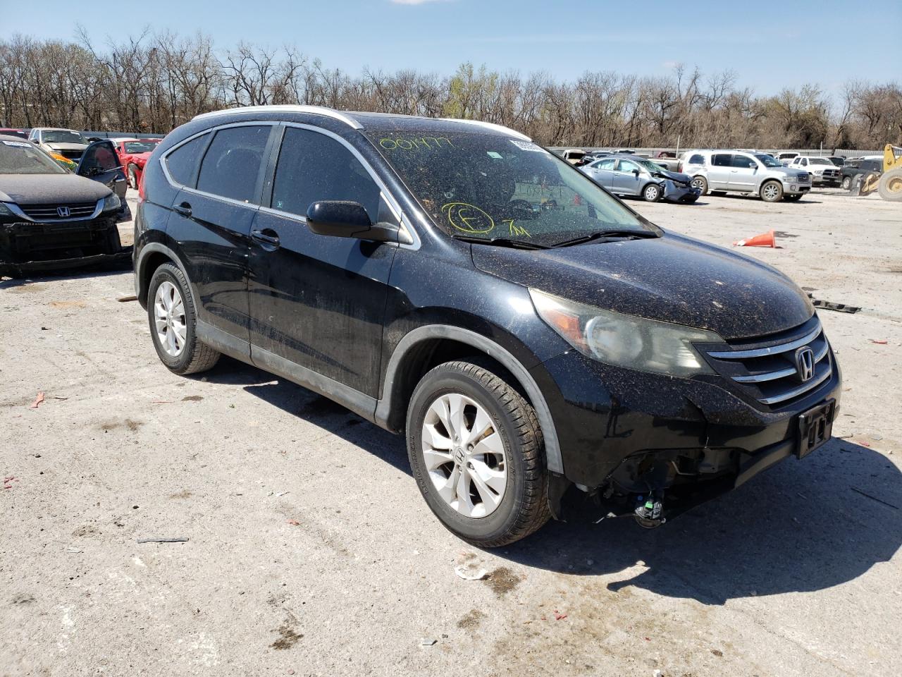 HONDA CR-V EXL 2012 with VIN 5J6RM3H75CL001477 - Photo from auction