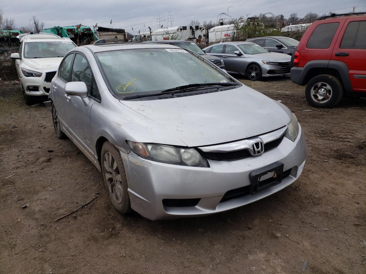HONDA CIVIC EX 2011 with VIN 19XFA1F87BE025420 - Photo from auction