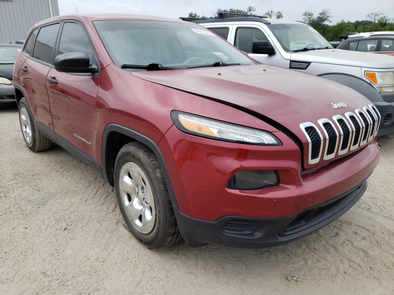 JEEP CHEROKEE S 2014 with VIN 1C4PJLAB7EW178859 - Photo from auction