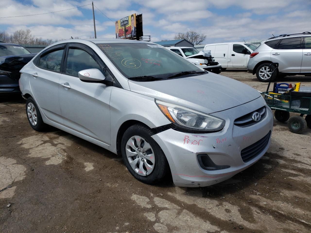 HYUNDAI ACCENT GLS 2015 with VIN KMHCT4AE1FU793537 - Photo from auction