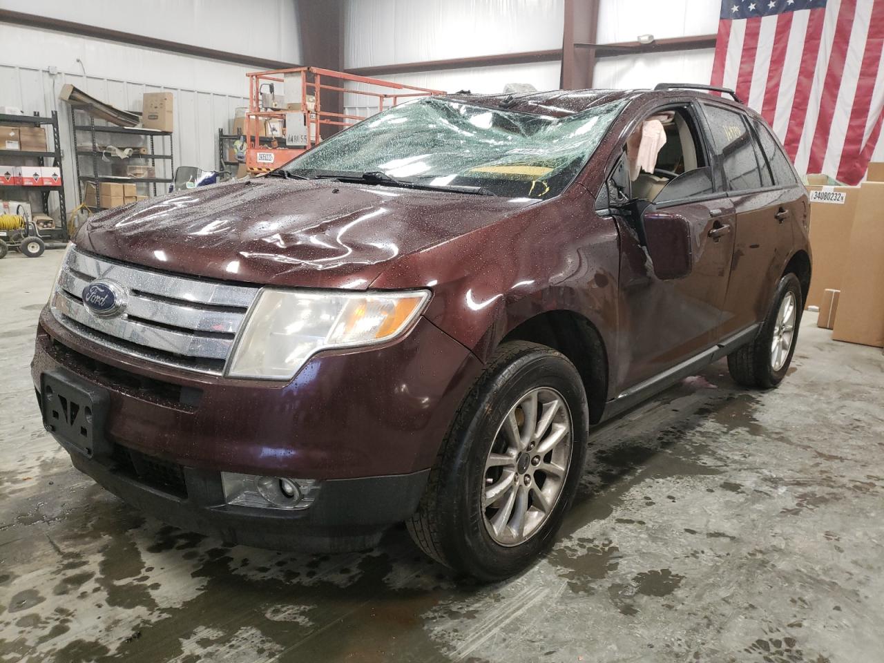 Photo 2 from auction – 2009 FORD EDGE SEL with VIN 2FMDK48C69BA61152