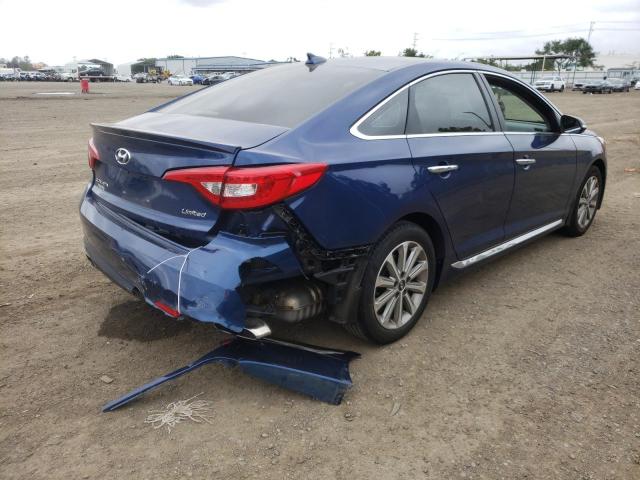 Photo 4 from auction – 2017 HYUNDAI SONATA SPO with VIN 5NPE34AF5HH478632