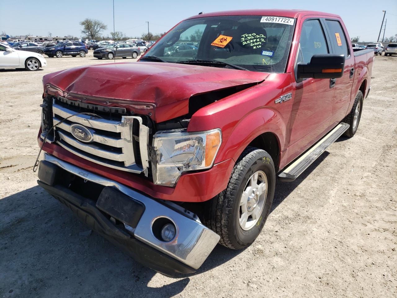 Photo 2 from auction – 2010 FORD F150 SUPER with VIN 1FTEW1C80AFC70744