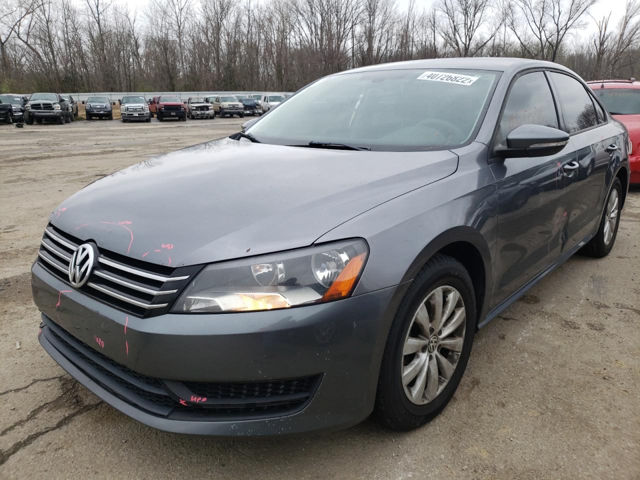 Photo 9 from auction – 2012 VOLKSWAGEN PASSAT S with VIN 1VWAH7A36CC019263