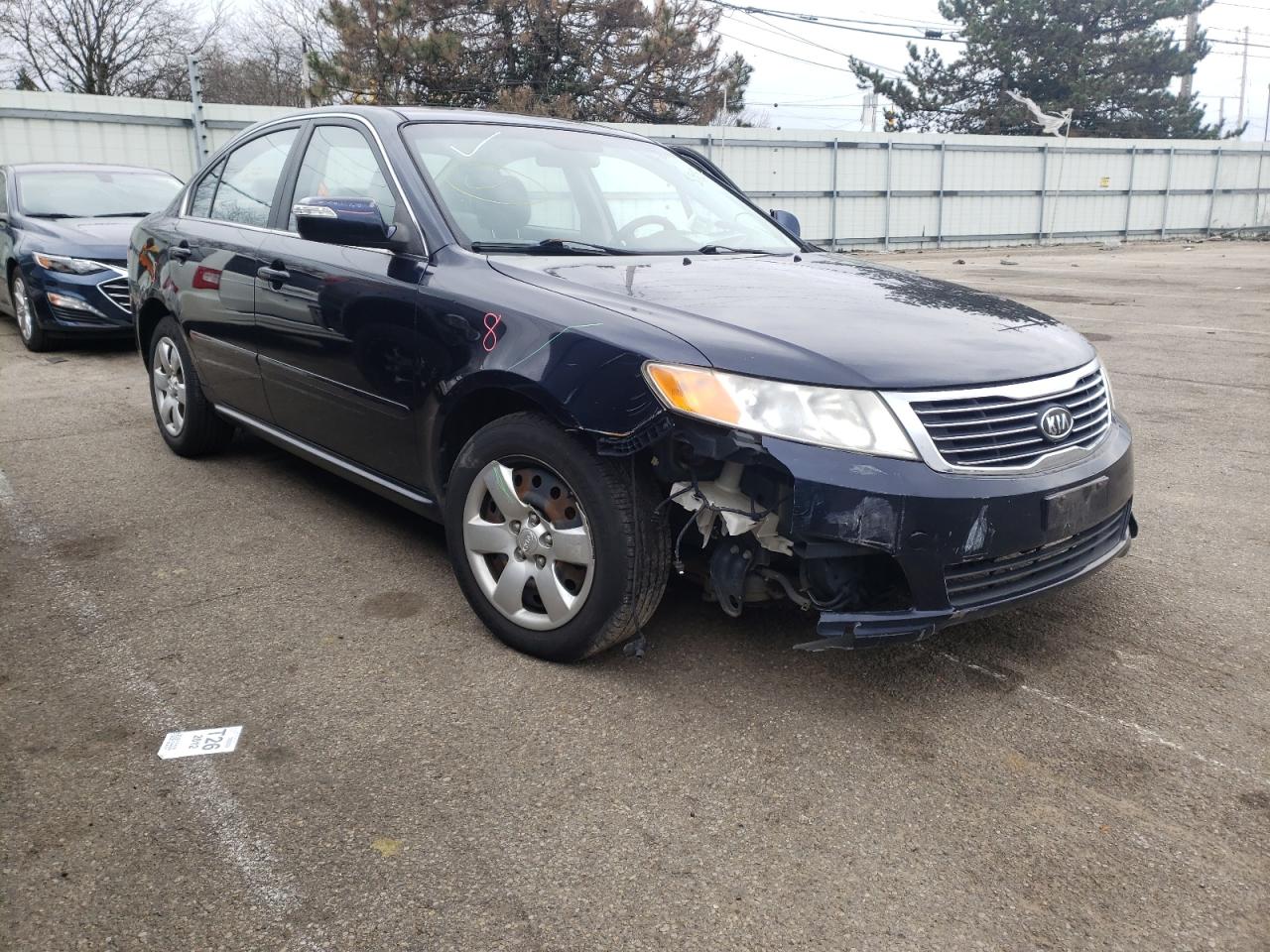 KIA OPTIMA LX 2009 with VIN KNAGE228095306904 - Photo from auction