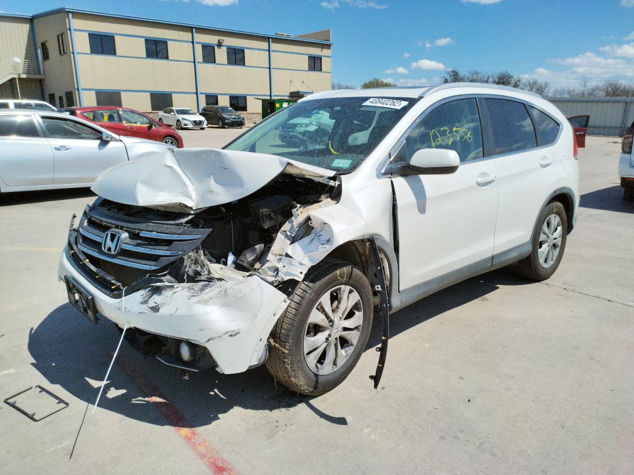 Photo 2 from auction – 2013 HONDA CR-V EXL with VIN 5J6RM4H76DL080701
