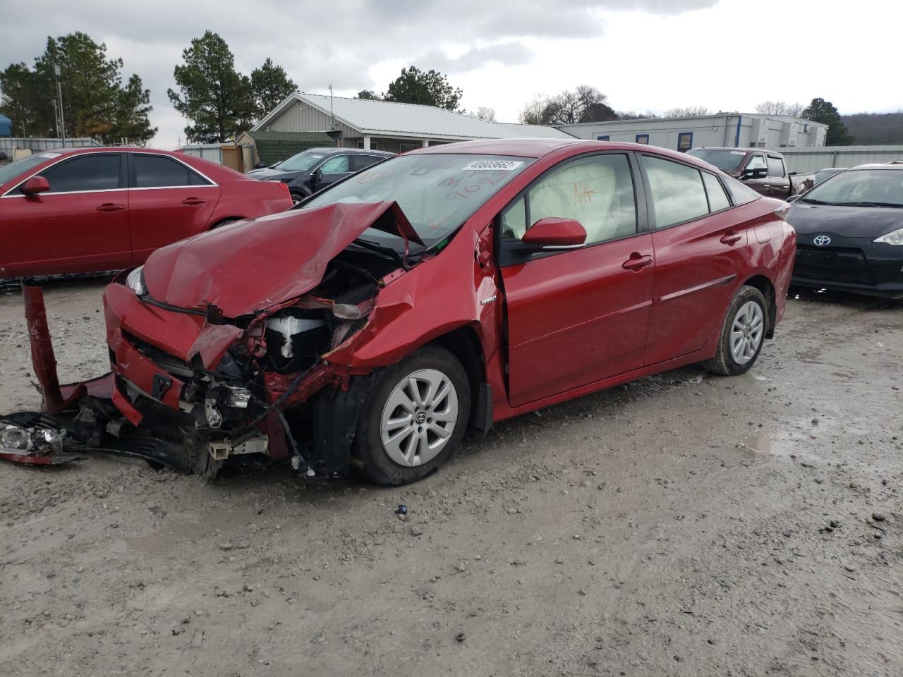 Photo 2 from auction – 2017 TOYOTA PRIUS with VIN JTDKBRFU3H3539093