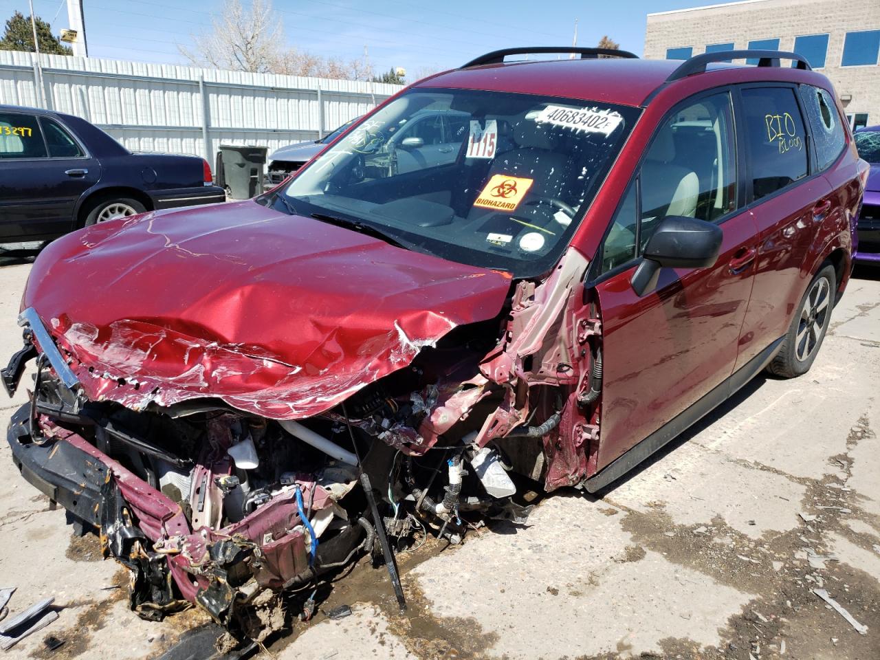 Photo 2 from auction – 2017 SUBARU FORESTER 2 with VIN JF2SJABC3HH491746