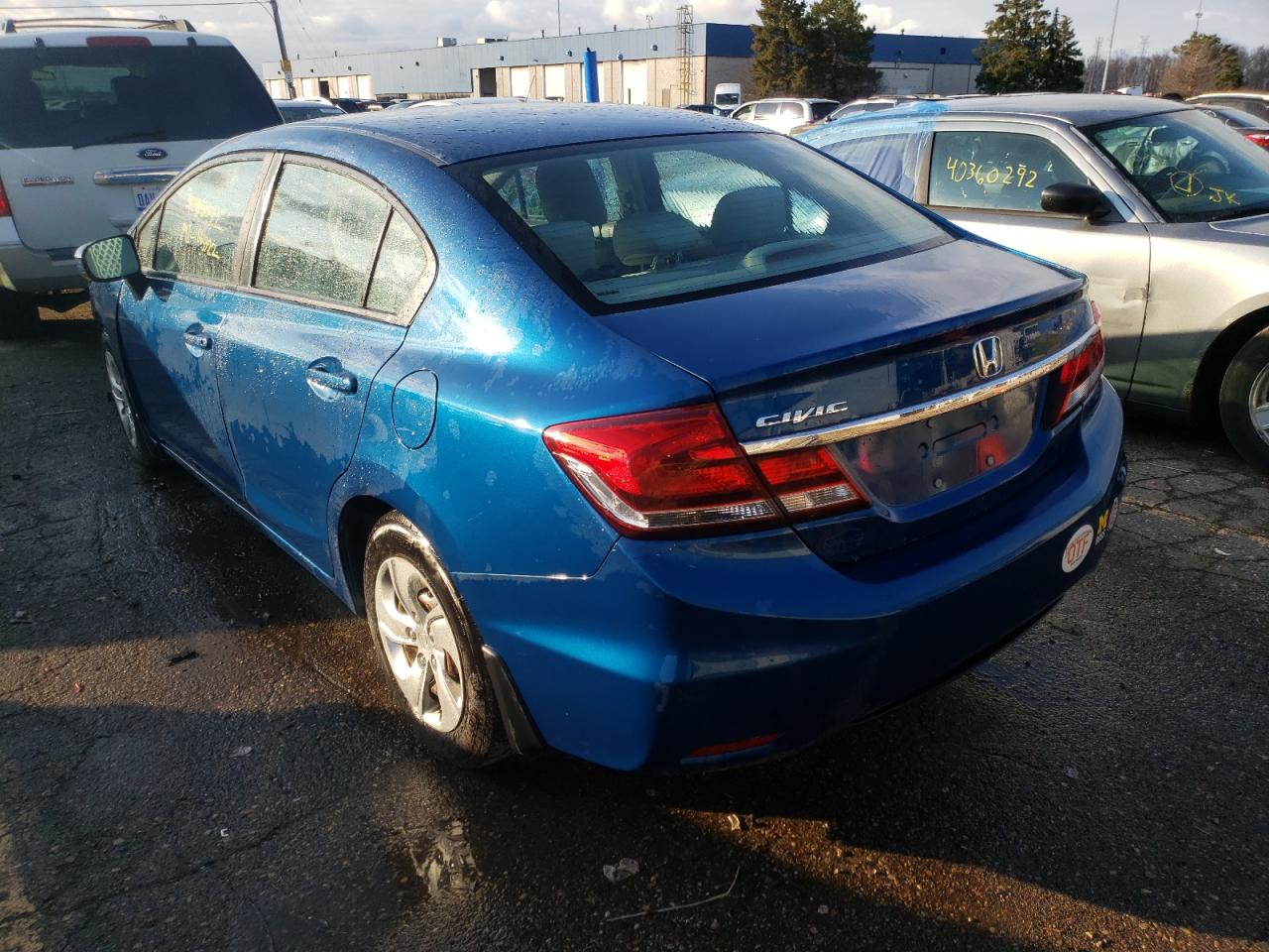 Photo 3 from auction – 2014 HONDA CIVIC LX with VIN 2HGFB2F53EH545326
