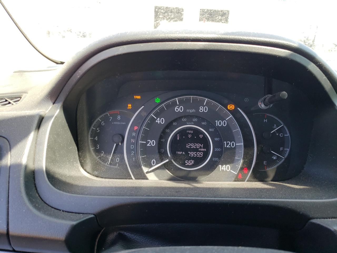 Photo 8 from auction – 2012 HONDA CR-V EXL with VIN 5J6RM3H75CL001477