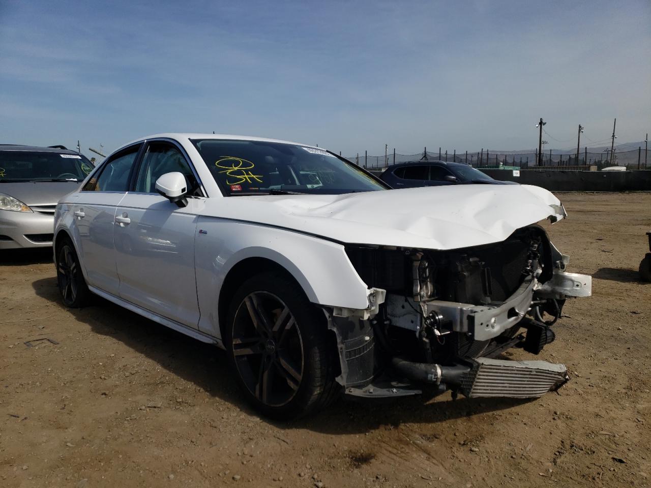 AUDI A4 PREMIUM 2018 with VIN WAULMAF43JA008734 - Photo from auction