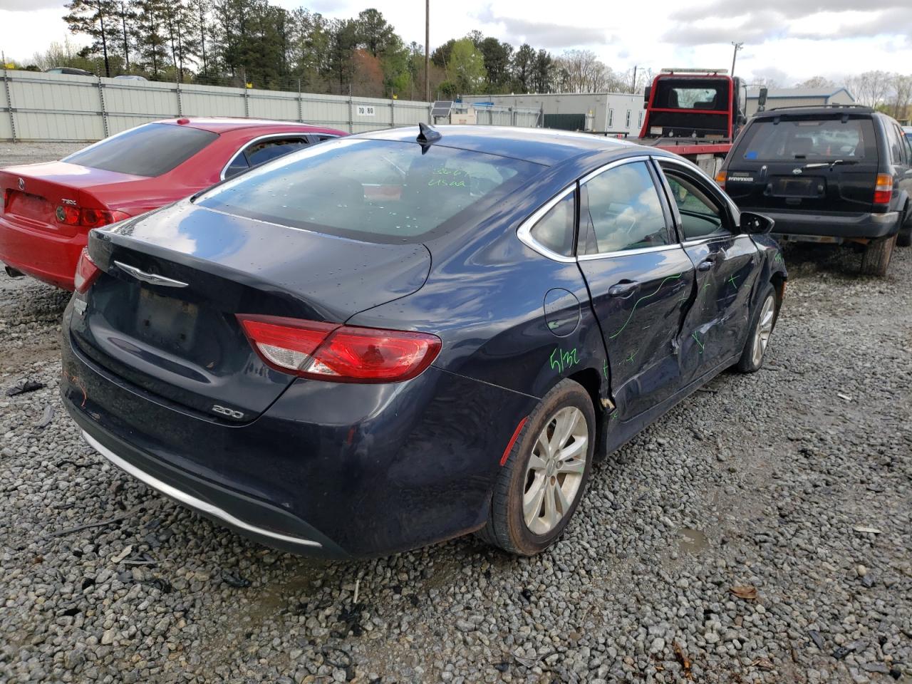 Photo 4 from auction – 2016 CHRYSLER 200 LIMITE with VIN 1C3CCCAB3GN182302