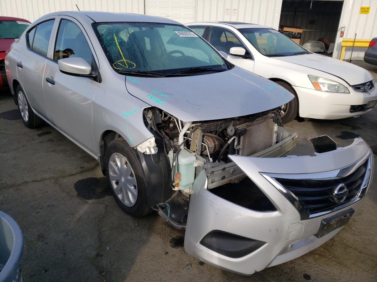 NISSAN VERSA S 2017 with VIN 3N1CN7AP7HL854035 - Photo from auction