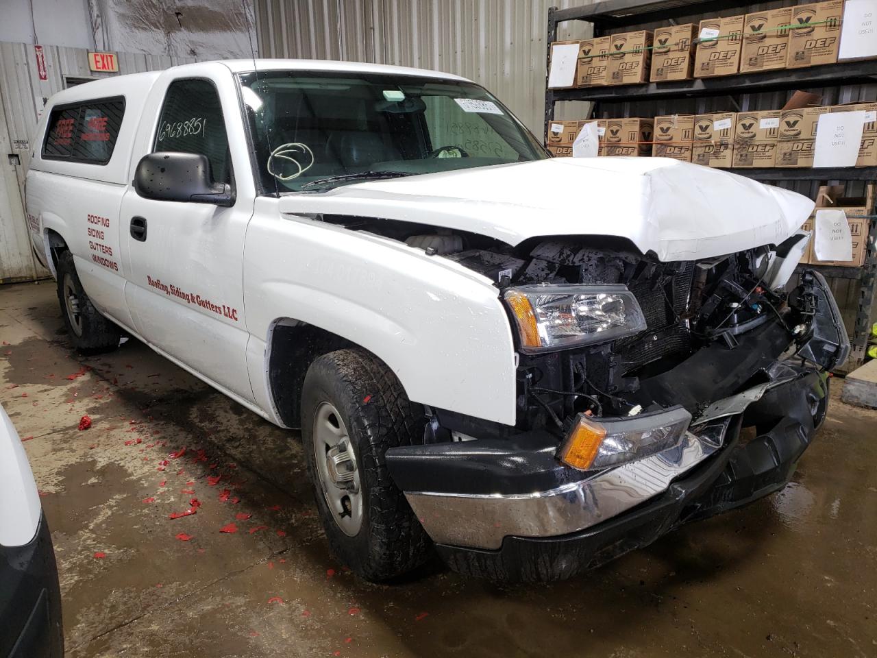 CHEVROLET SILVERADO 2004 with VIN 1GCEC14X84Z158159 - Photo from auction