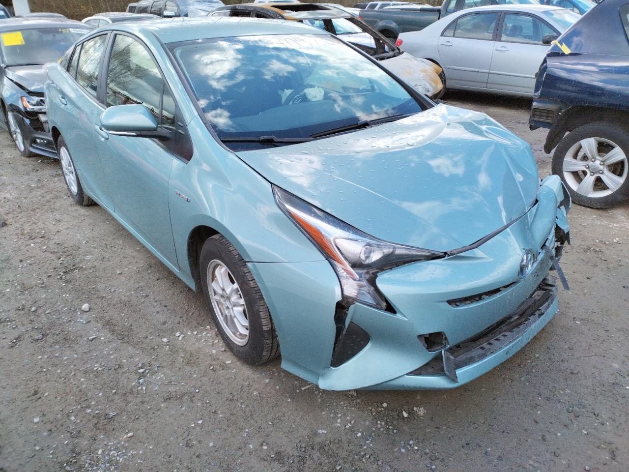 TOYOTA PRIUS 2016 with VIN JTDKBRFU7G3019610 - Photo from auction