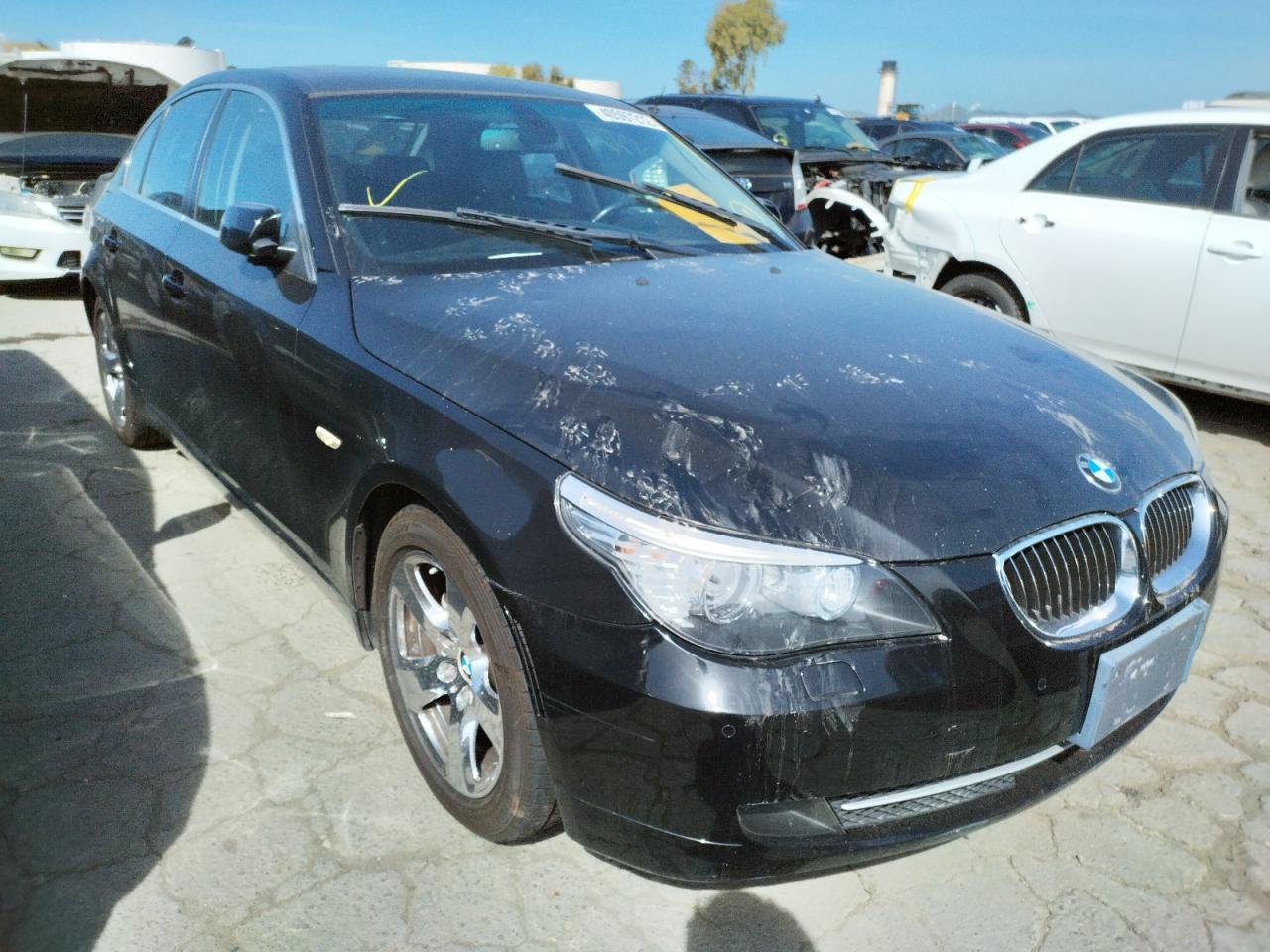 BMW 550 I 2008 with VIN WBANW53518CT50463 - Photo from auction
