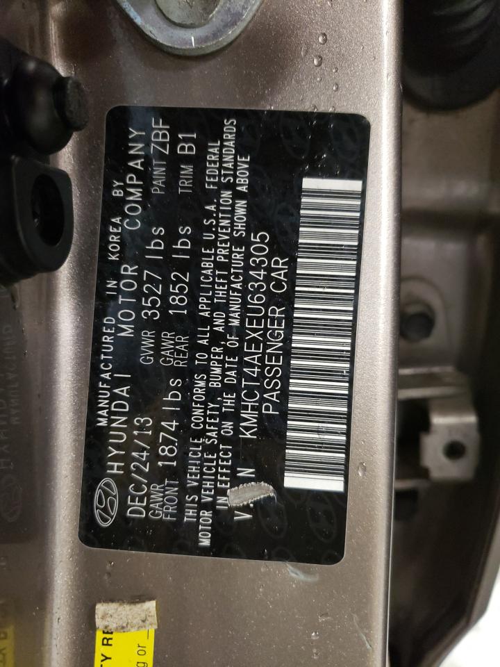 Photo 10 from auction – 2014 HYUNDAI ACCENT GLS with VIN KMHCT4AEXEU634305
