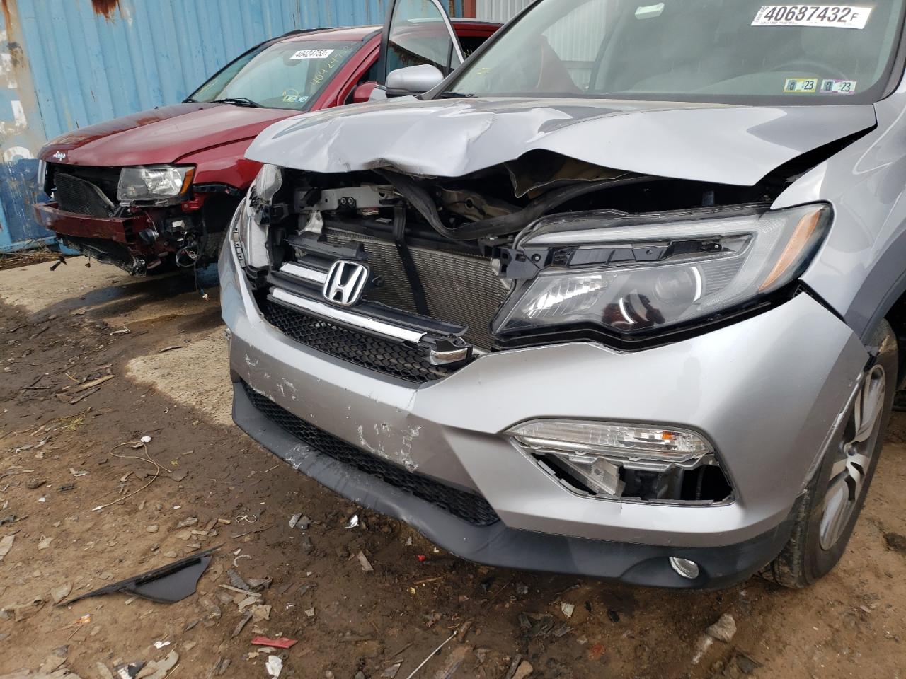 Photo 9 from auction – 2017 HONDA PILOT EXL with VIN 5FNYF6H53HB037402